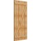 Ekena Millwork Joined Board-n-Batten Shutters w/Z-Bar, Rough Sawn Western Red Cedar, 32 1/4W x 68H, PR RBJ06Z32X068RWR - alternate 2